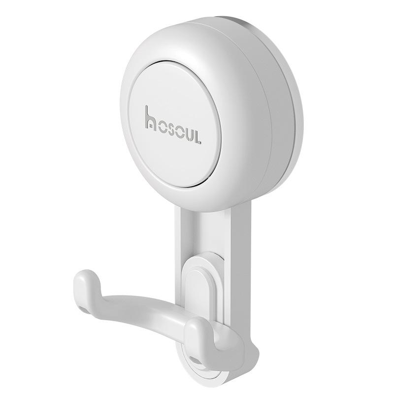 Magnetic, No-Punch Suction Cup Hook for Balcony, Bathroom & Door - Multi-Functional Towel Rack, Traceless Design