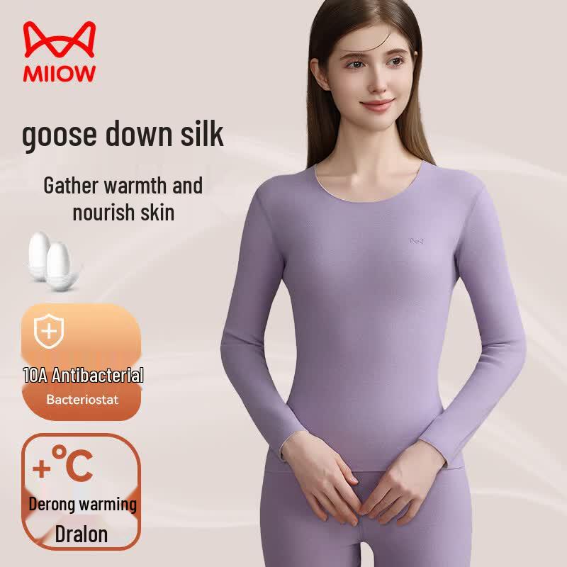 MaoRen Women s Seamless Thermal Underwear Set XL