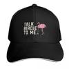Flamingo Playing Golf Talk Birdie To Me Golf Funny Golfing Gift Baseball Cap Men Women Casual Summer Sport Sun Cap