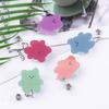 Acrylic Student Nurse Doctor Badge Holder Retractable Badge Reel ID Card Clips Name Card Holder