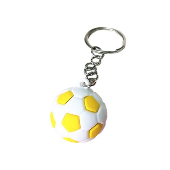 Compact Lightweight Keychain Pendant, Football Shape Key Holder, Smooth Surface Portable Fan Gift Accessory