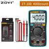 ZOYI Digital Multimeter ZT-98/100/101/102/102A Auto Ranging 6000 counts AC/DC Ammeter Voltmeter Ohm Hz Ture RMS tester Portable