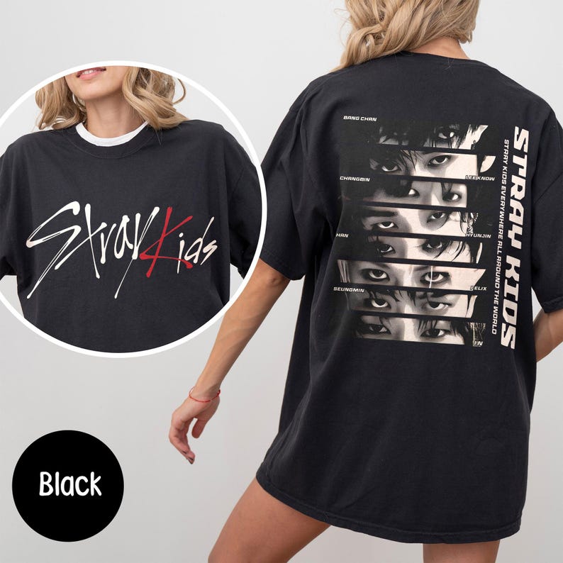 2026 Stray Kids Retro Skzoo 2 Sides Tshirt, Stray Kids World Tour T-shirt, SKZ It Tap T-shirt, Stray Kids Domiate World Tour 4XL