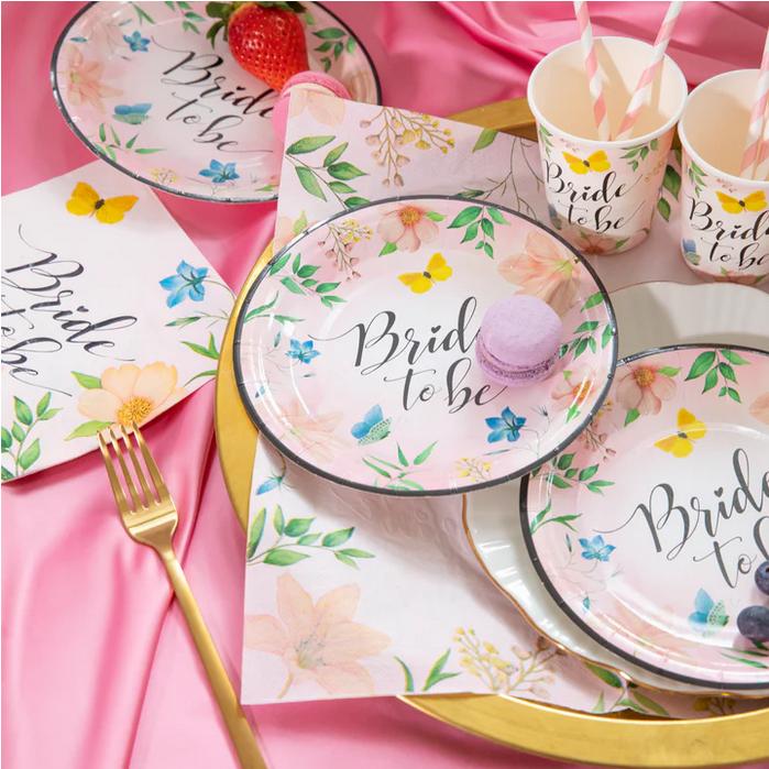 Talerzyki Wieczór Panieński Bride To Be 18Cm 6Szt.