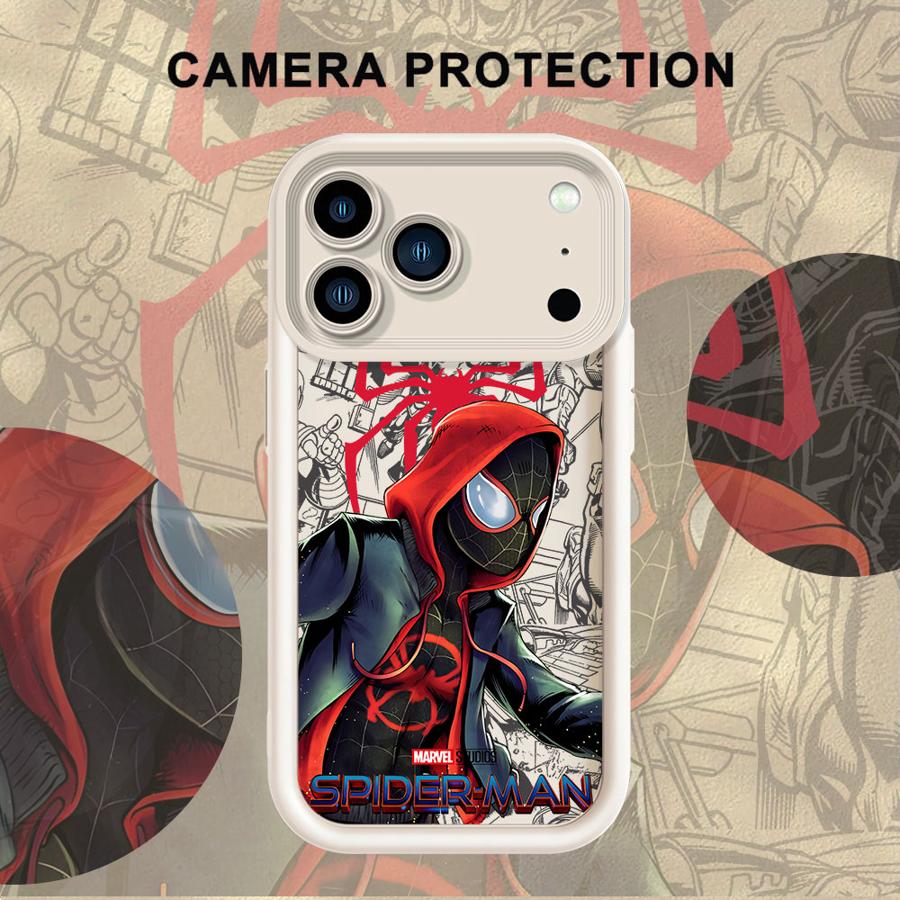 Süße Marvel Spider-Man Hülle für iPhone 16e 13 12 11 Pro Max 17 Air XS Max XR 15 16 14 Plus Weiche Hülle