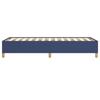Bed Frame without Mattress Blue 90x200 cm Fabric