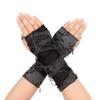 Cosplay Party Long Fingerless Arm Warmer Gothic Beggar Style Halloween Gloves Punk Mittens Hole