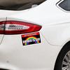 11.4x6.7CM Driver Is Gay Car Hood Creative Decals Auto Both Side Body Cover Scratches Stickers Window Trunk Logo Attention Mark
