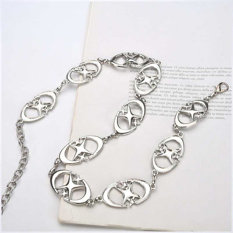 Women's Waist Chain Style Fashionable Light Luxury Temperament Versatile High-end Feeling Niche Star Thin Waist Chain Chain for Women