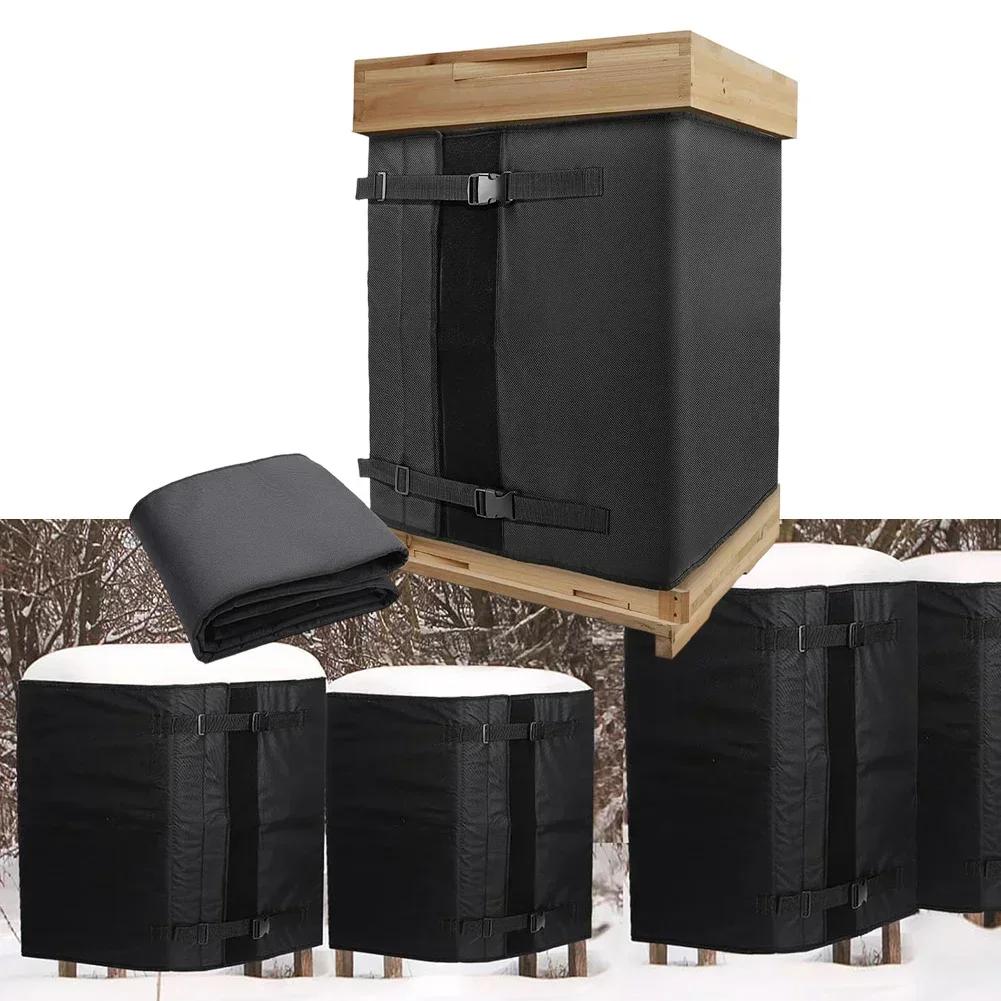Winter Insulated Bee Hive Wrap Adjustable For 8 Frame And 10 Frame Hives Waterproof Cover With Strong Fasteners