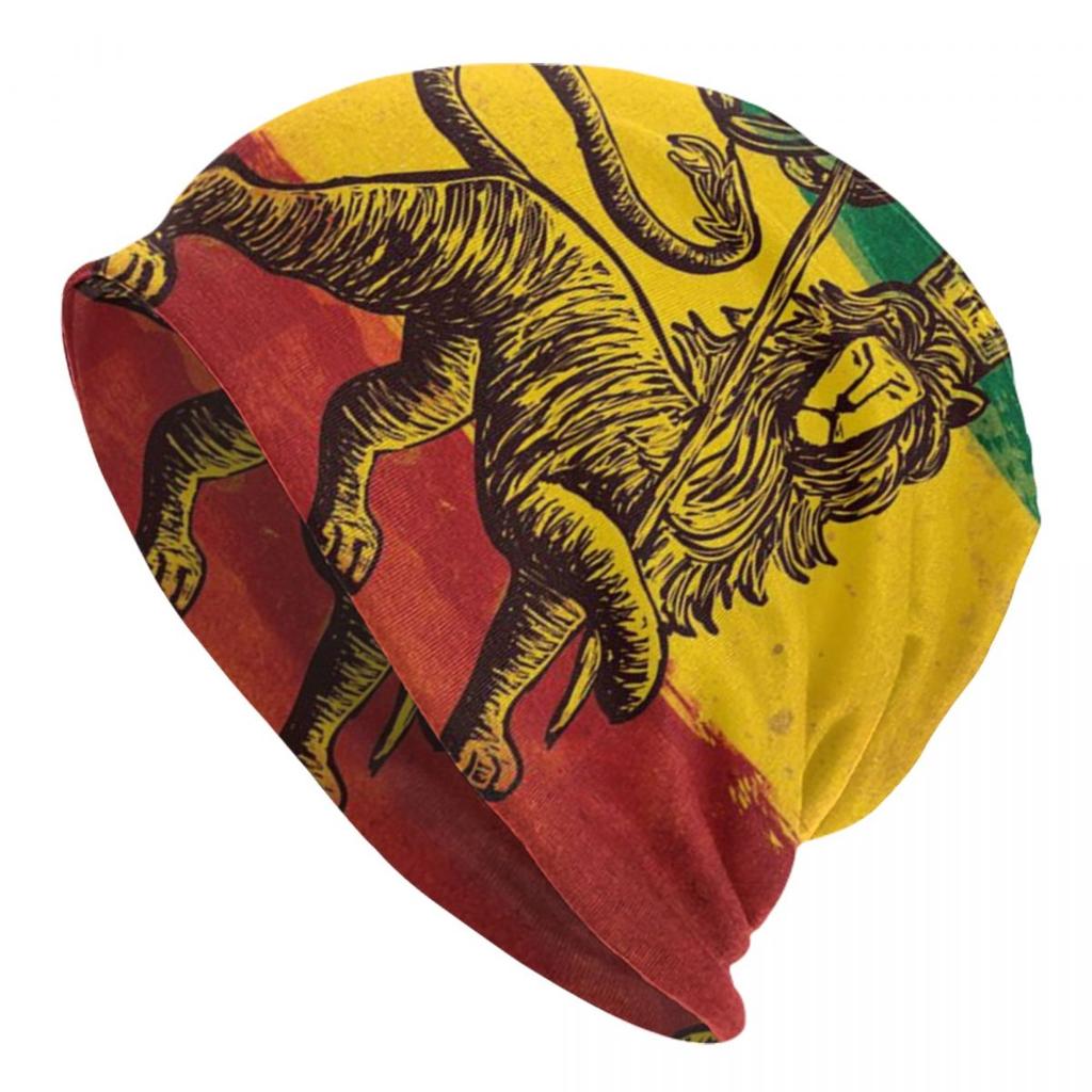 Rainbow Heartbeat Reggae Rasta Colors Beanie Cap Unisex Winter Bonnet  Knit Hats Outdoor Jamaica Jamaican Skullies Beanies Hats