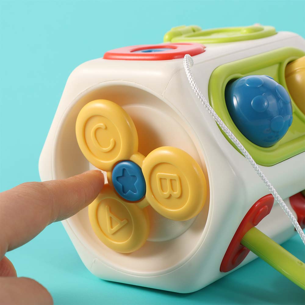 Parent-child Interactive Montessori Sensory Toys Puzzle Baby Busy Cube  Fine Motor Skills Toys