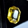 Sapphire Yellow Unique Color Emerald Cut 7.20Ct Natural Loose Gemstone CERTIFIED AR-182