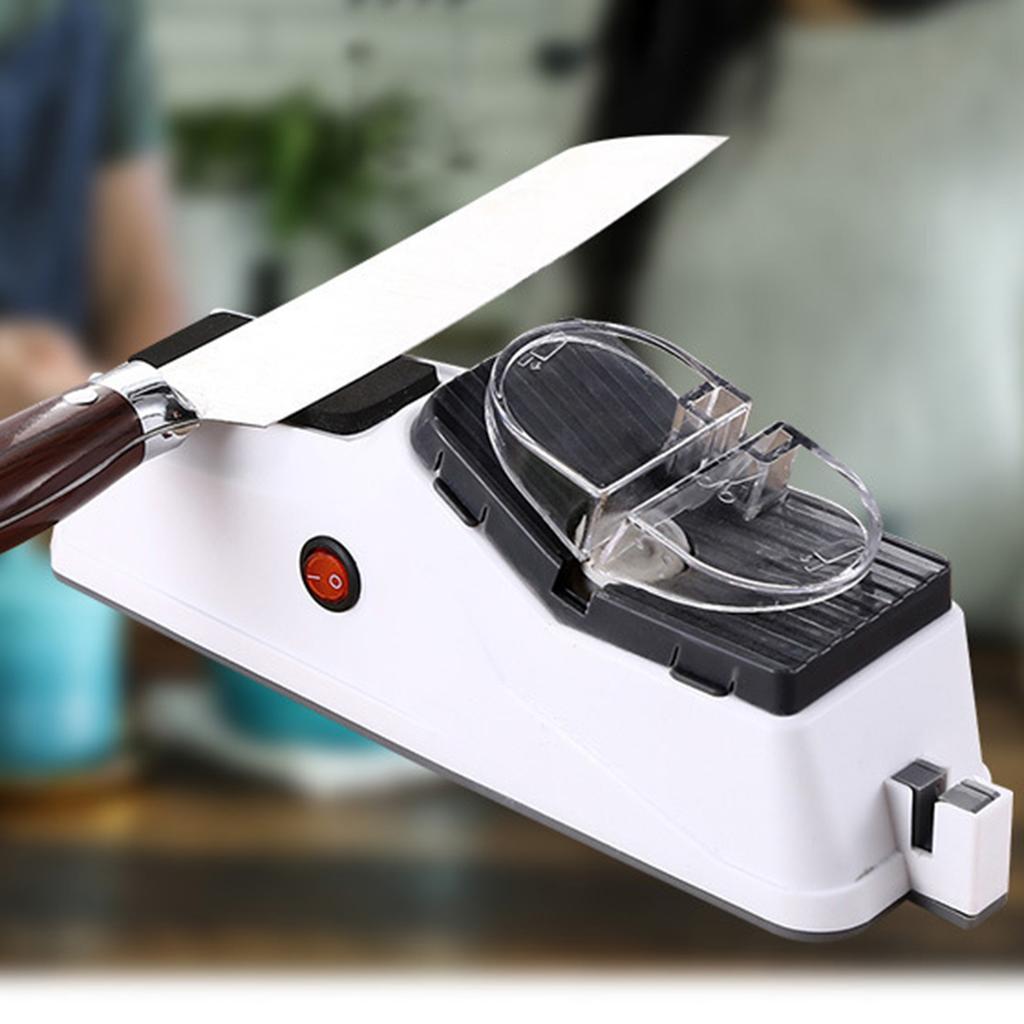 Elektrisches Gadgets Messerschärfer 2 Stufen USB-Strom Messerschärfer mit Schutzabdeckung für alle Arten von Küchenmessern Schneiden