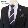 Men Two-piece Tie Set Stripe Necktie  Business Fashion Handkerchief Paisley