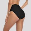 CHARMLEAKS Swimming Bottom Ladies Women Bikini Bottom Lace Patchwork Swimwear Briefs High Waist