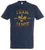 Team Jaime T-Shirt Scotland Flag Crest Outlander Sign Claire Fraser Symbol