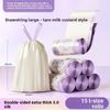 Plastic Drawstring Trash Bag With Thick Pe Material For Home Kitchen Cleaning And Waste Disposal