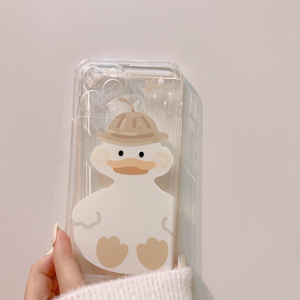 Cartoon 16 for Apple 17pro Max for IPhone12 Mobile Phone Case 13 Transparent 8plus Protective Case 15