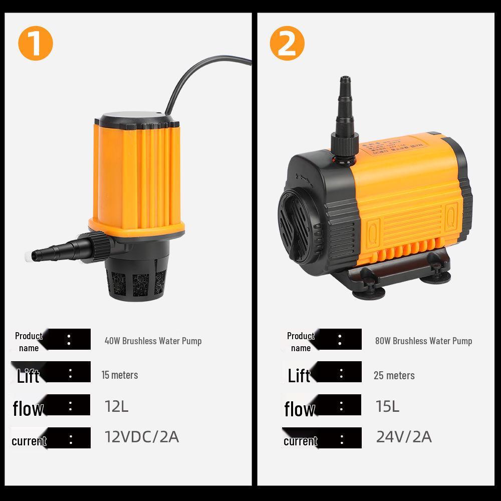 Mini Brushless 12V DC Diamond Core Drill, Slotting Machine, & Submersible Pump for Fish Tanks