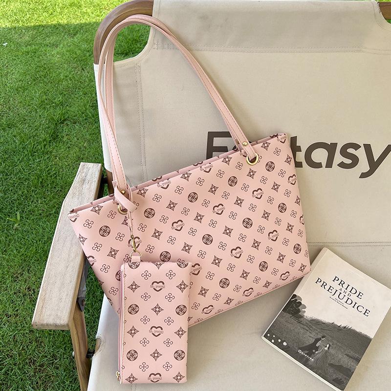 2023 Women's Large Capacity Two-Piece Shoulder and Handbag Set – European Tote Style
