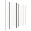 5 Piece Room Divider White 250 X 180 Cm
