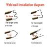 Plastic Welder & Repair Kit: Car Bumper Welding Gun with Wire and Nails