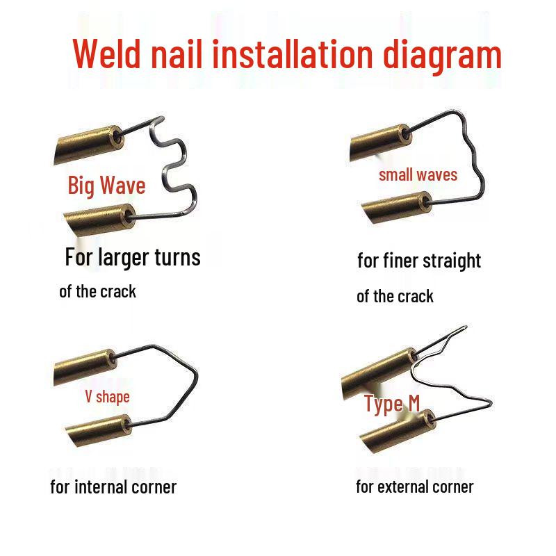 Plastic Welder & Repair Kit: Car Bumper Welding Gun with Wire and Nails