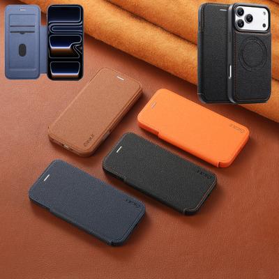 360° Pilnos apsaugos atverčiamas piniginės tipo dėklas su kortelių laikikliu, odinis telefono dėklas, skirtas iphone 17 Pro Max 15 14 13 16 Pro Max 16E, su oro apsaugos buferiu