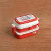 1/12 Dollhouse Simulation Hand-Held Lunch Box Picnic Box Model Doll Home Mini Kitchen Tableware Decoration Pretend Play Toys