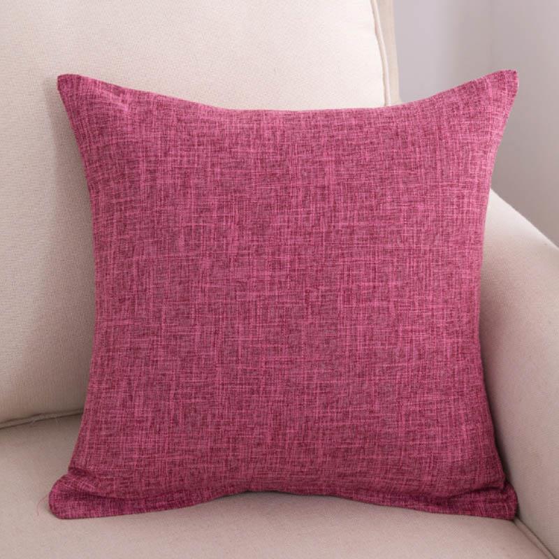 raspberry velvet pillow