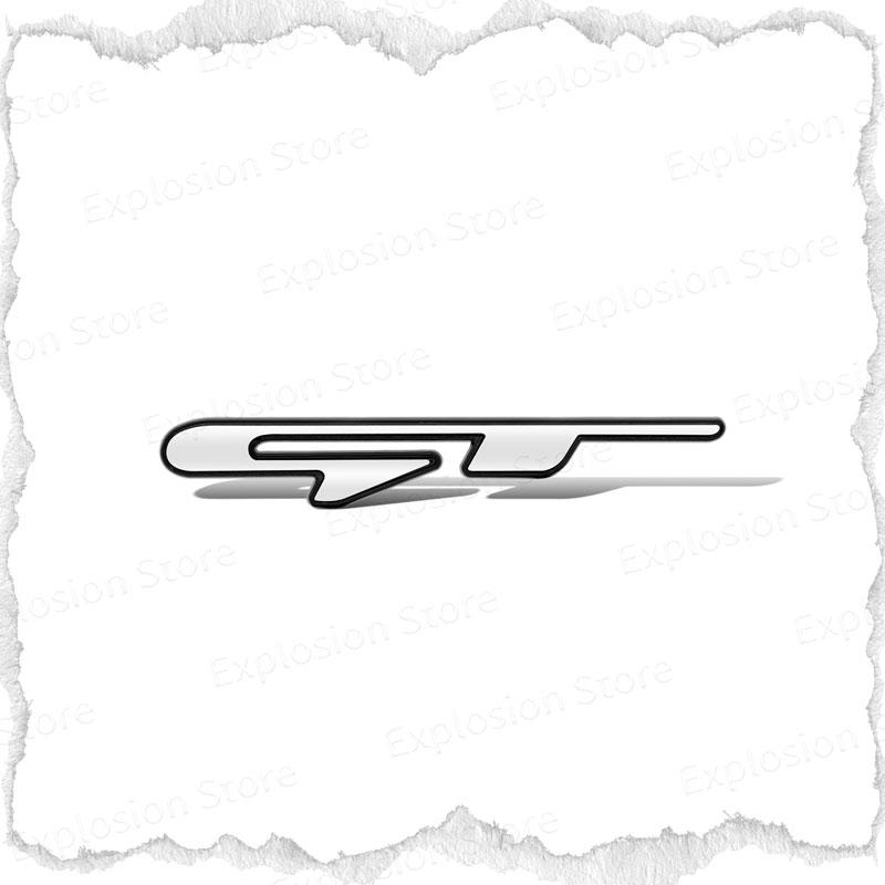 GT GT Line Logo Car Decor Metal Sticker Car Head Grill Emblem Rear Trunk Badge Decals For RCZ For Kia Sportage Rio K3 K5