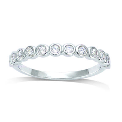 Silver Ring 'Pour La Vie' White Silver (rhodium) - 3 Mm