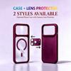 For iPhone 18 17 Pro Max 17 18 Pro Camera Lens Protector With Luxury Liquid Silicone And Matte Texture Magnetic Phone Cover