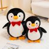 25cm/30cm Lovely Bow Penguin Plush Toy Cartoon Penguin Plush Doll Festive Atmosphere Decoration Gift