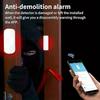 1-3pcs ZigBee Door Sensor Smart Home Window Entry Detector Tuya Smart Home Alarm System Voice Control Magnetic Security Sensor