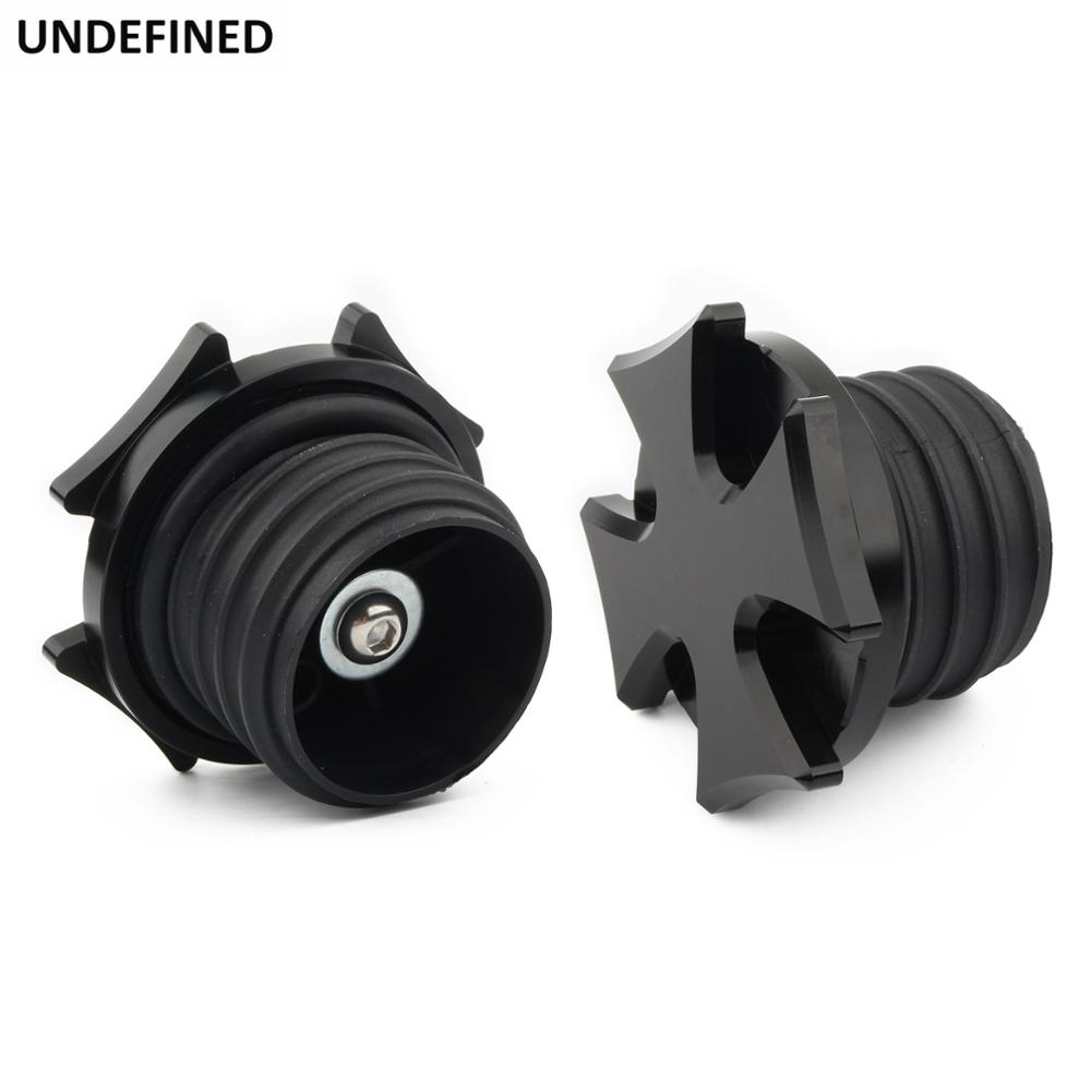 Gas Cap Vented Cross Fuel Tank Cap For Harley Touring Road King Street Glide Sportster 883 Dyna Softail 96-2020 Motorcycle Black Fuel Tank Caps3