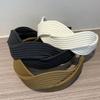 PROLY New Fashion Hair Accessories For Women Wide Side Braided Headband Casual Solid Color Turban Autumn Hairband
