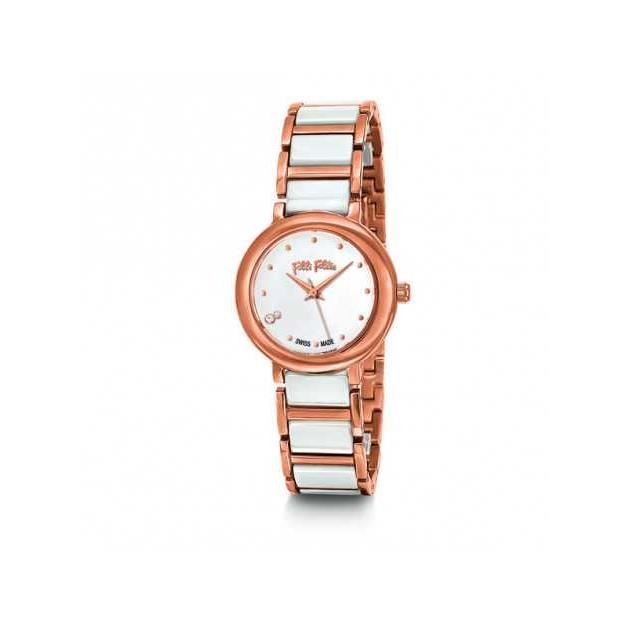 Montre Femme - Folli Follie - WF15R011BSW - Quartz - Ø 28 mm - Acier Blanc