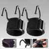 2Pcs Strength Workout Weightlifting Straps Black Wrist Strength Training Hooks  for Gym Training