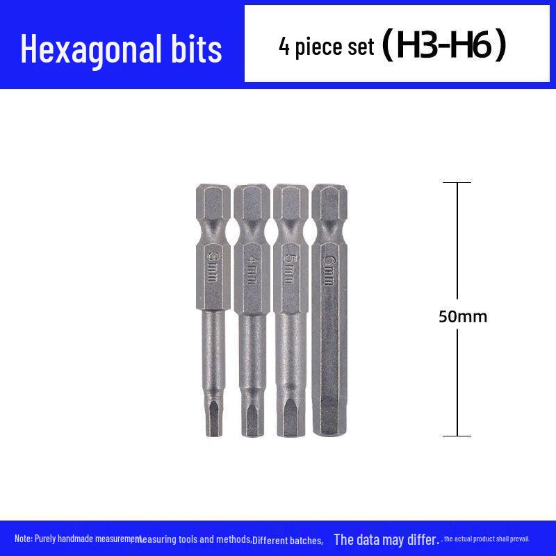 Hex Bit U-Shaped Triangular Magnetic Long Handle Screwdriver