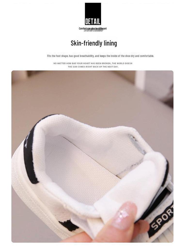 Kids' Sport Skate Shoes for Spring/Autumn 2026 - Soft Sole Casual Sneakers for Girls & Boys Ages 3-6