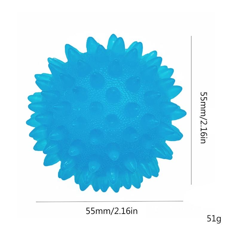 Hand Therapy Stress Ball with Cord, Hand Grip Strength Trainer, Massage Ball, Relief Ball Finger Hand Grip Massage Ball