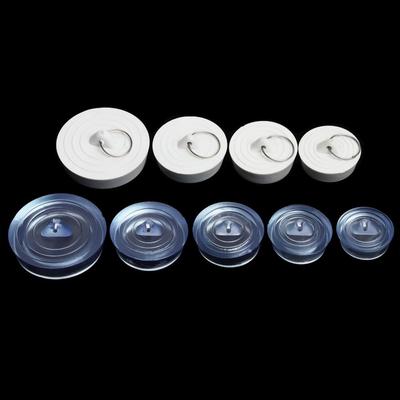 Rubber Sink Plug Bathroom Supplies Leakage-proof Washroom Kitchen Drain Cover Round Water Sink Plug Sewer Bathtub Stopper