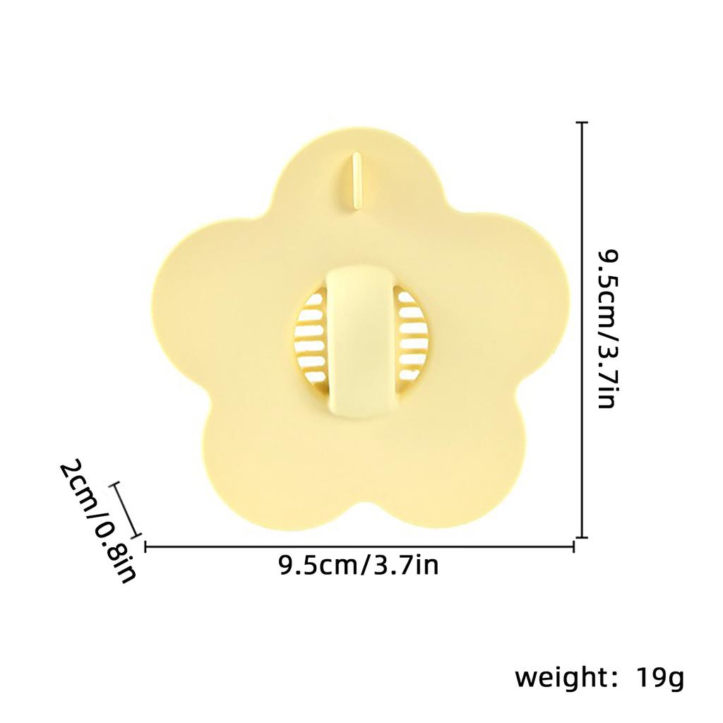 Flippable Drain Filter Screen Silicone Hair Filter Catcher Sink Anti-blocking Strainer Kitchen Bathroom Drain Stopper