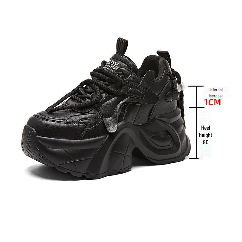 Women's 2024 Spring Height-Enhancing Thick-Soled Sneakers