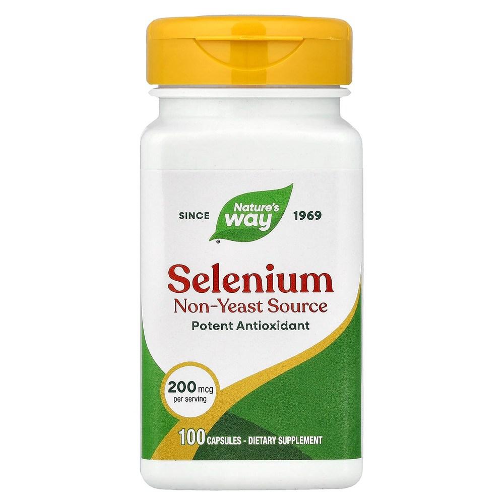 Selenium Capsules Nature's Way 200 mcg 100 1 pcs 100 servings