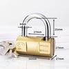 Heavy Duty, Metal Padlock with Key And , Ideal for Storing Small Items In Drawers, Cabinets,