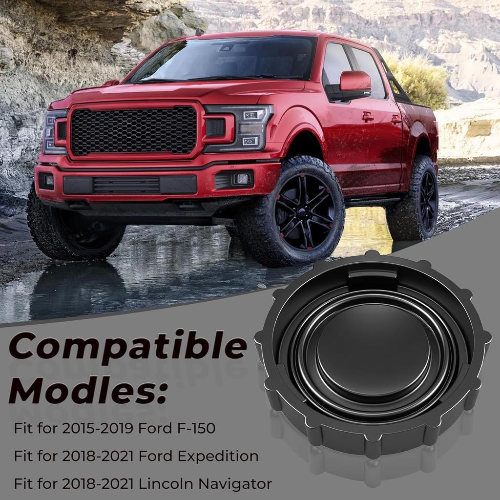 BRFC19 Filler Cap Replacement Compatible with Cars & Trucks - Twist-On Design - Black