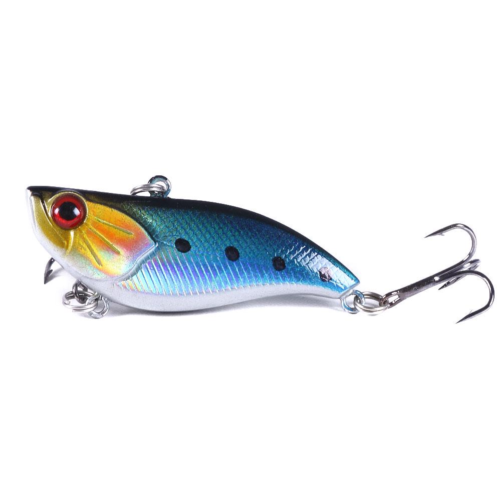 

Hengjia 1pcs Game Vibration Fishing Lure Bionic Bass Bait Artificial Hard with 3D Eyes Плавальний інструмент